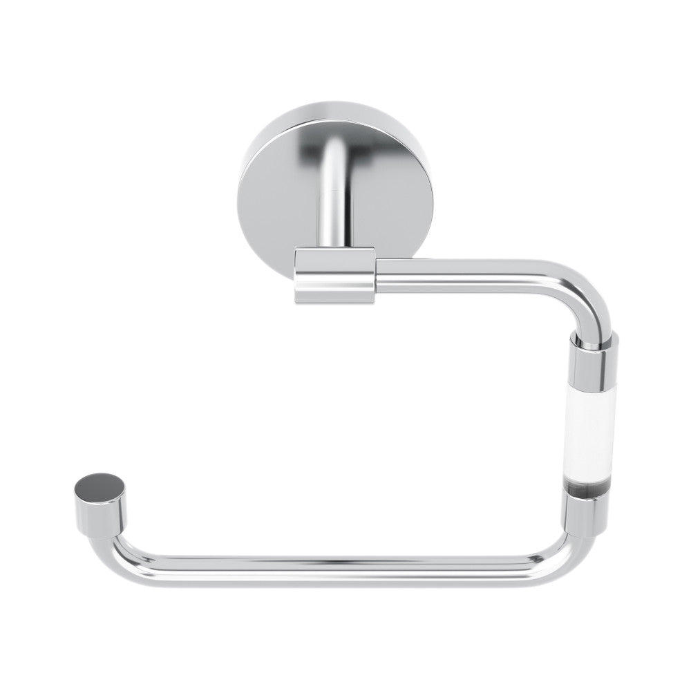Verre Acrylic Toilet Paper Holder in Chrome