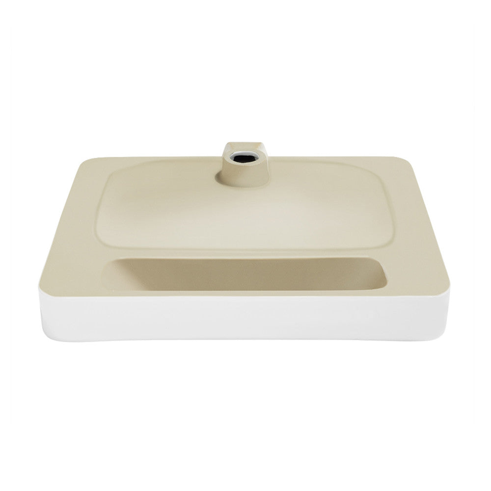 Carre Large Rectangle Vessel Sink