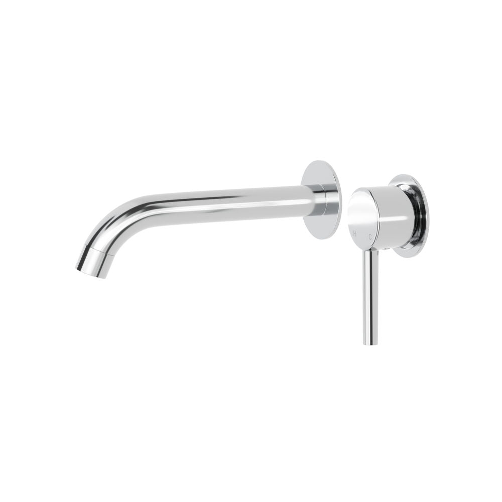 Ivy Single-Handle Wall Mount Bathroom Faucet in Polished Chrome