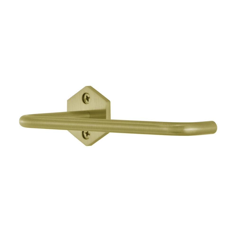Brusque Toilet Paper Holder in Brushed Gold