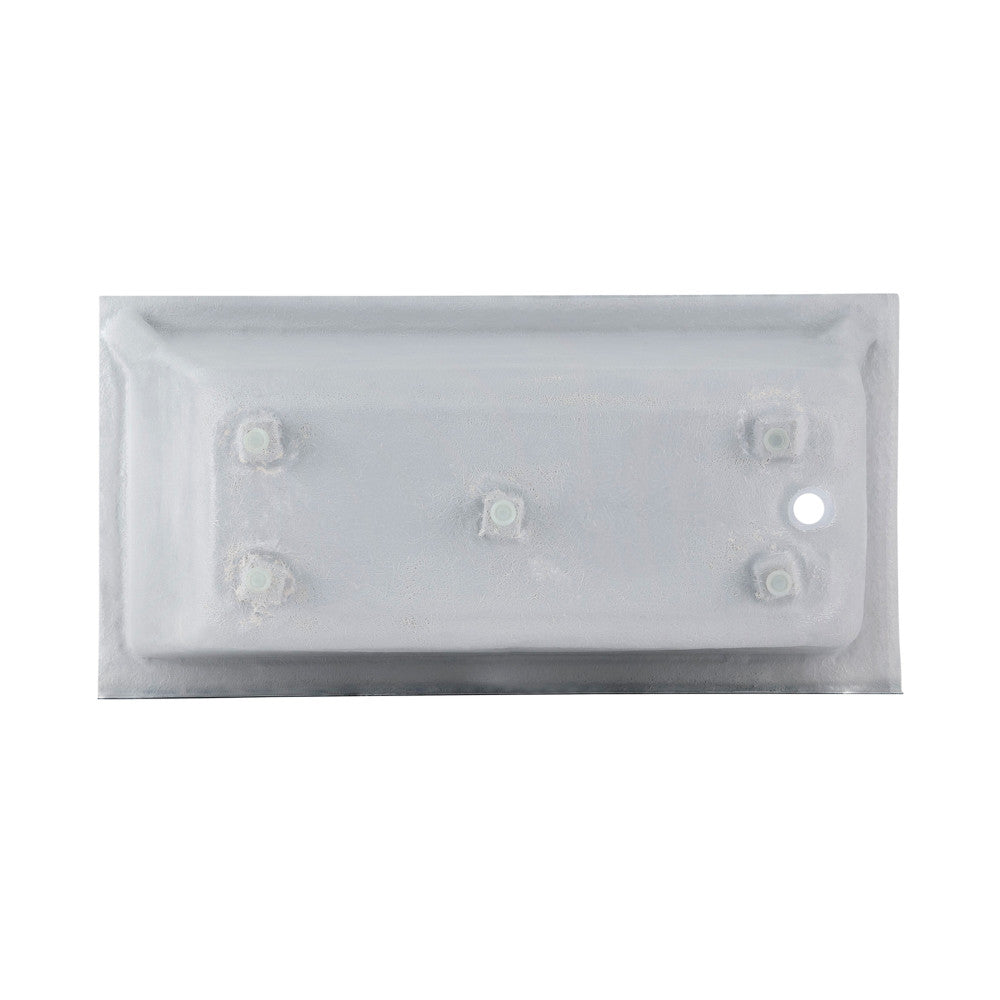 Voltaire 60" x 30" Right-Hand Drain Alcove Bathtub in Matte Black