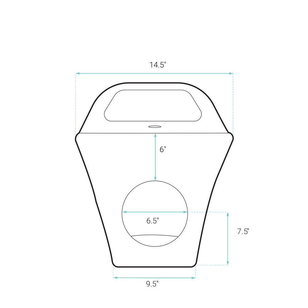 Carre Bidet in Matte Black