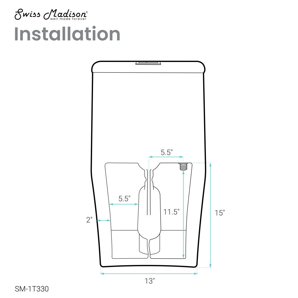 Liberte One-Piece Elongated Toilet Dual-Flush 1.1/1.6 gpf