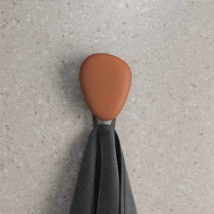 Plaisir Concrete Bathroom Robe Hook in Terracotta