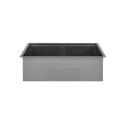 Tourner 32" 18 Gauge Stainless Steel Undermount Kitchen Sink in Polished Chrome