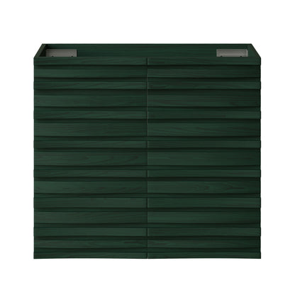 Cascade 24" Wall-Mounted Bathroom Vanity Cabinet without Top in Green Oak