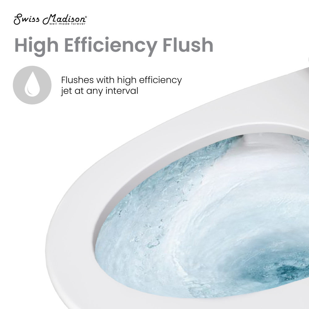 Elongated floor-mounted commercial toilet bowl with top flush spud flushometer and comfort height seat.
