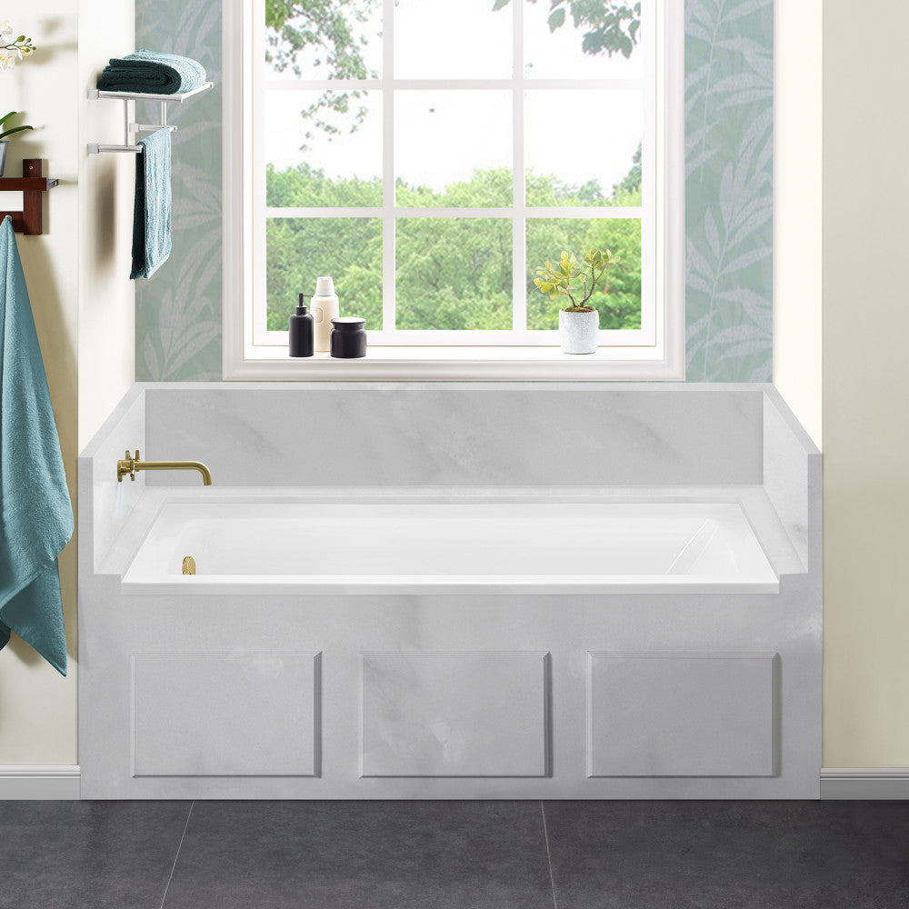 Voltaire 60" x 30" Left-Hand Drain Alcove Bathtub (15 - Pack)
