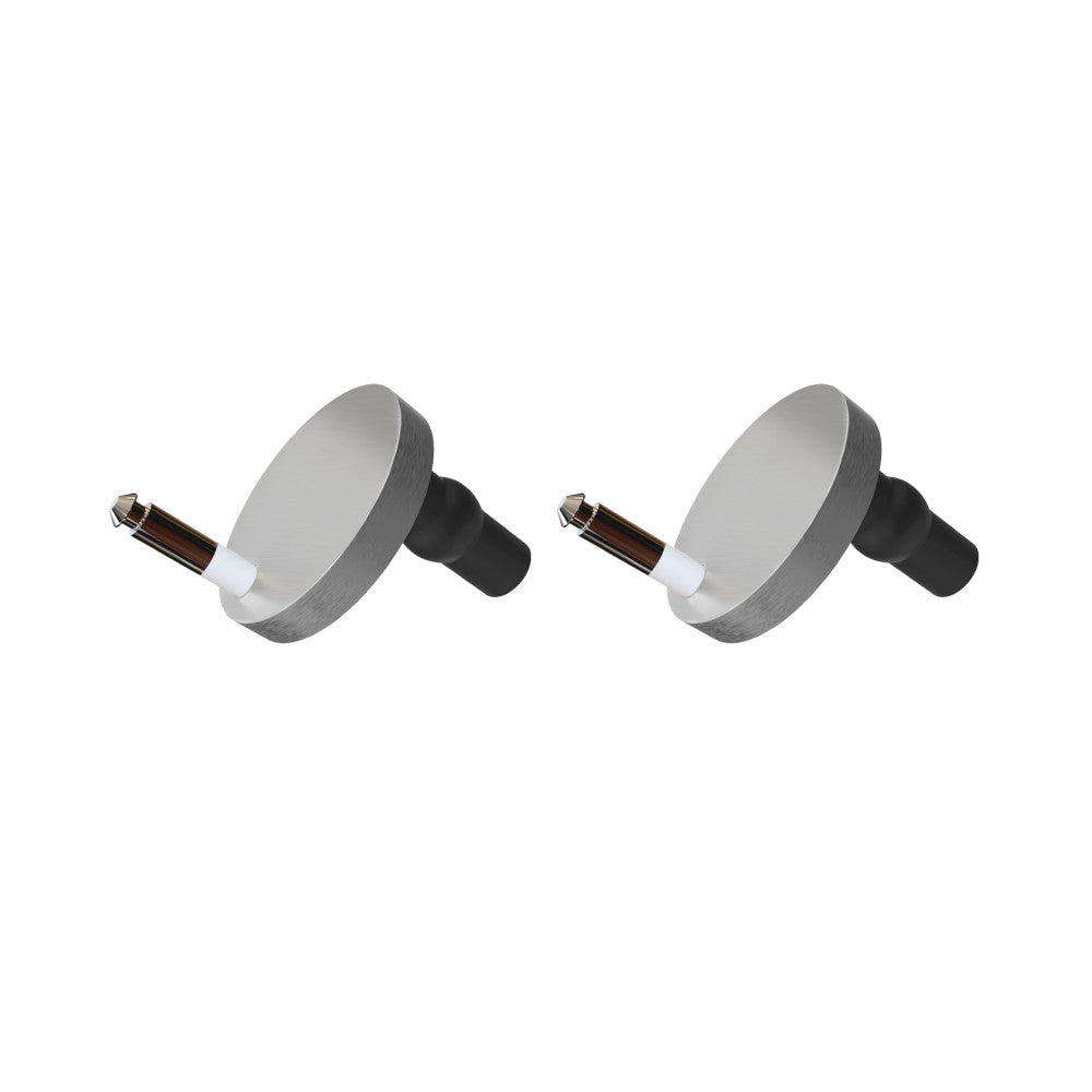 Toilet seat hardware set for Avalon and Calice models, metal bolts with plastic washers.