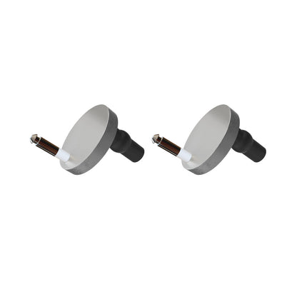 Toilet seat hardware set for Avalon and Calice models, metal bolts with plastic washers.