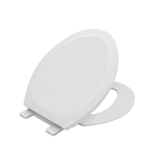 Standard Elongated Toilet Seat, Glossy White
