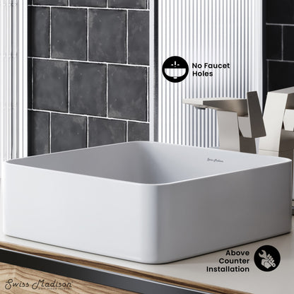 Concorde Ceramic Square Vessel Sink