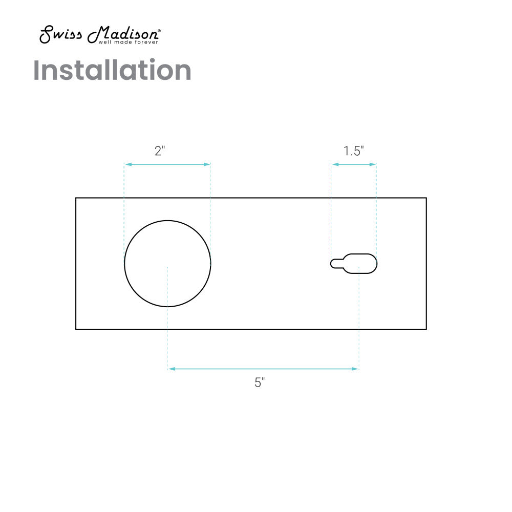 Voltaire Single-Handle, Wall-Mount, Bathroom Faucet in Chrome