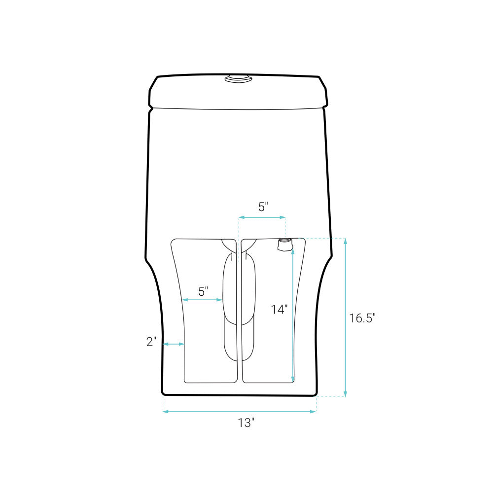 Virage One-Piece Elongated Toilet Vortex Dual-Flush 1.1/1.6 gpf, Matte Black