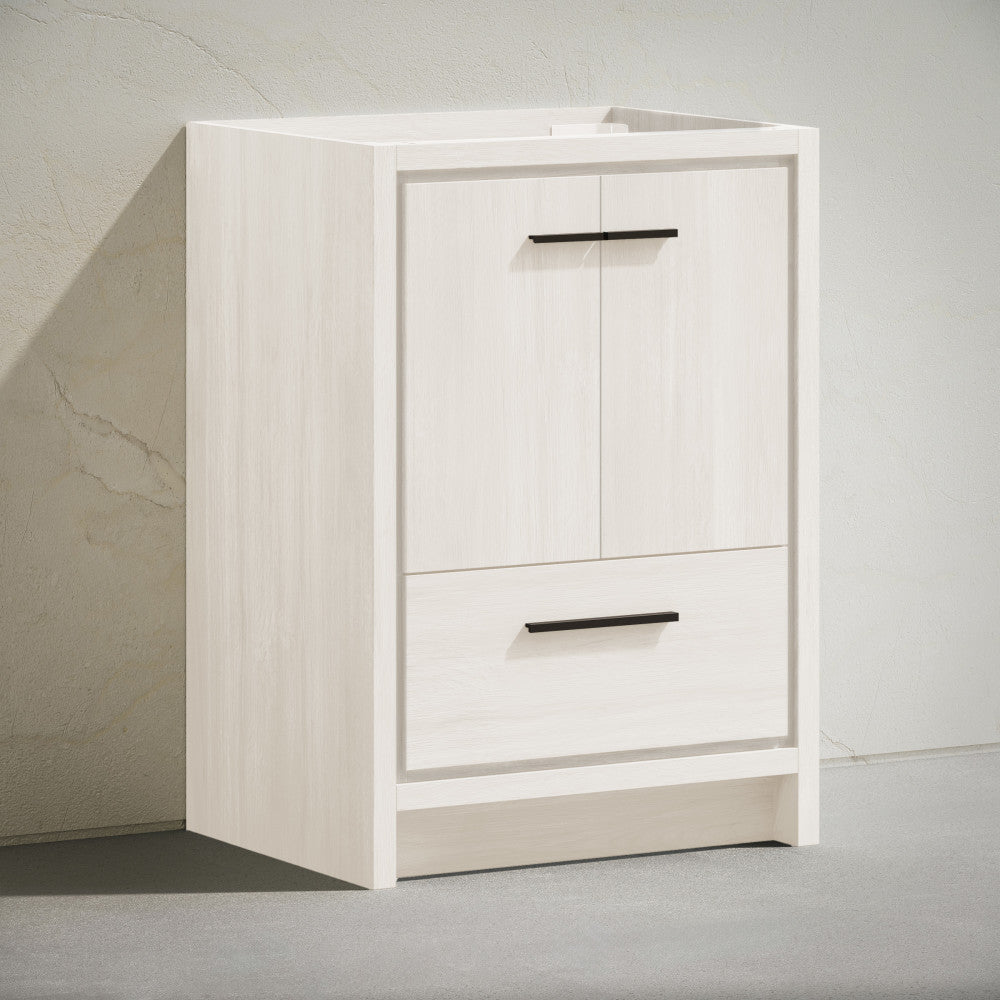 Virage 30" Freestanding Bathroom Vanity in White Oak without Sink Top