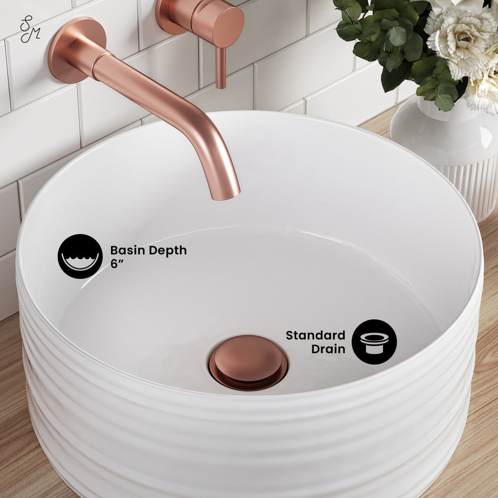 Adour 16'' Vessels Sink in White