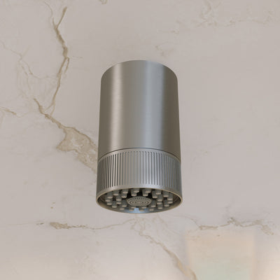 Lumiere 2-Spray Patterns 2.5 GPM Wall Mount Fixed Shower Head in Brushed Nickel