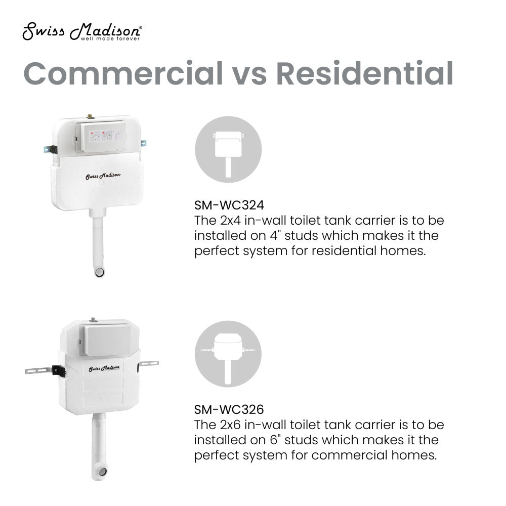 Elongated back-to-wall toilet with compact design and smooth white ceramic finish.