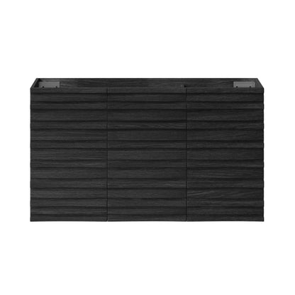 Cascade 36" Wall-Mounted Bathroom Vanity Cabinet without Top in Black Oak