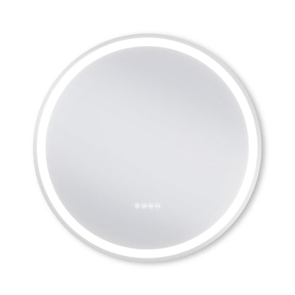 Monaco 32" Round LED Anti-Fog Smart Mirror with Bluetooth