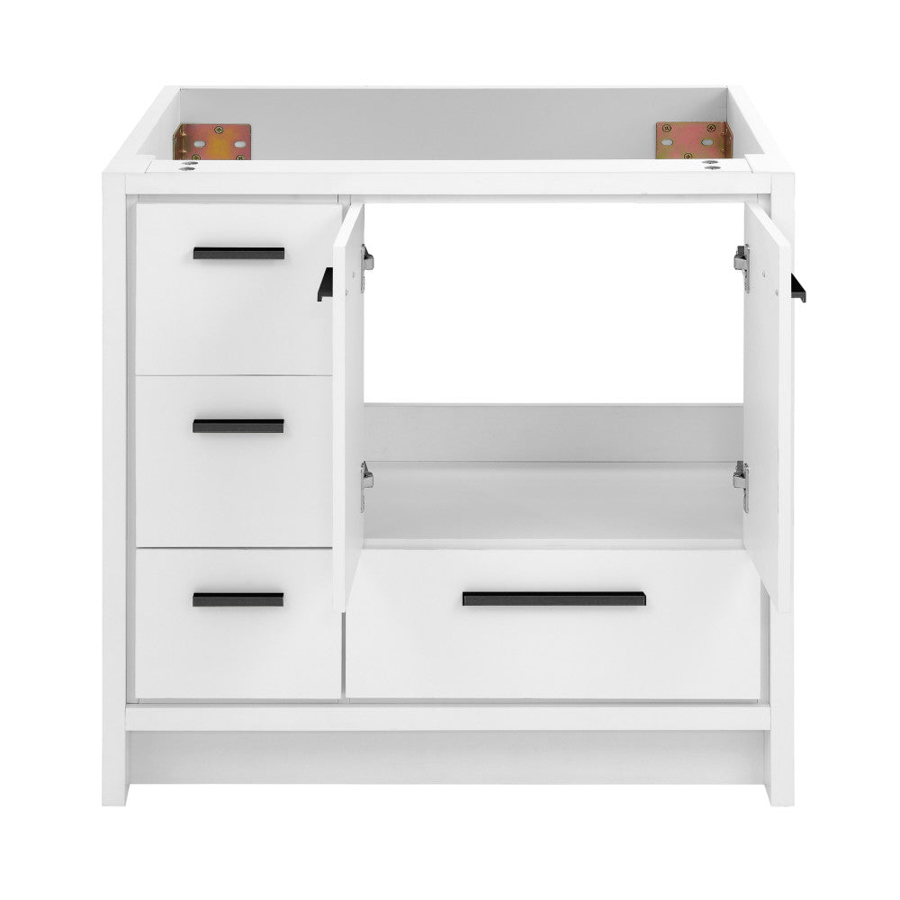 Virage 36 Freestanding, Bathroom Vanity in Glossy White - Cabinet