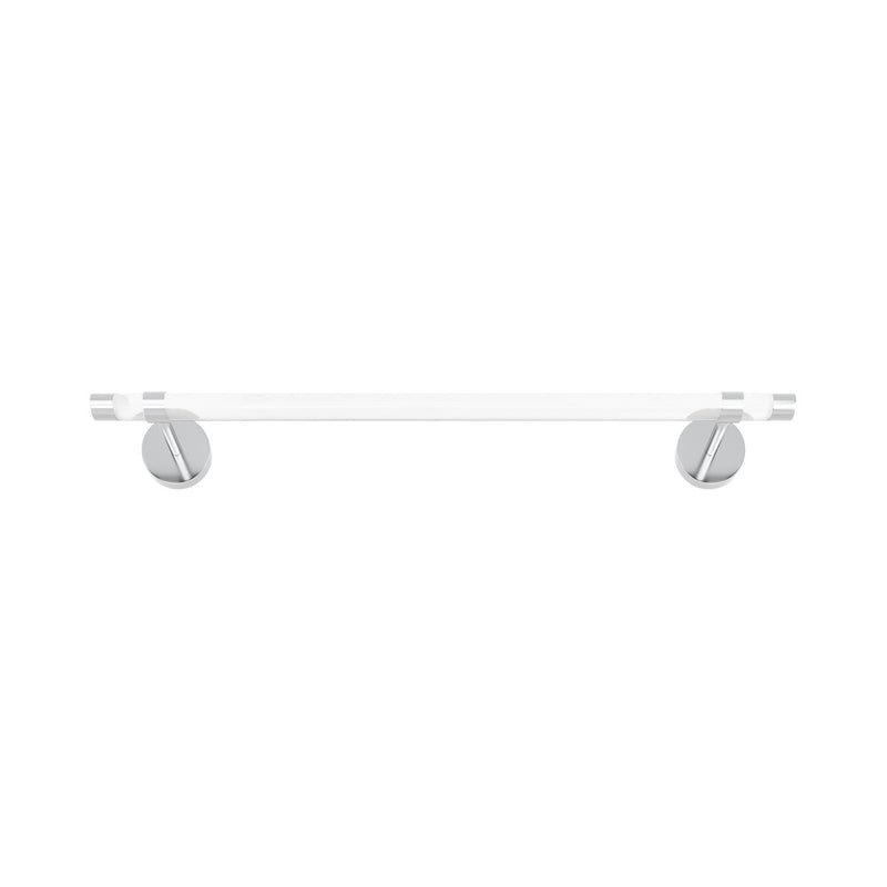 Verre 24" Acrylic Towel Bar in Chrome