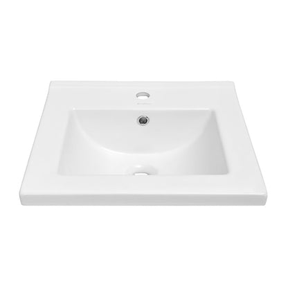 18" Ceramic Square Vanity Sink Top