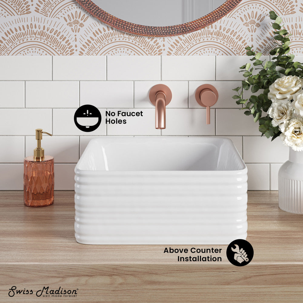 Adour 14'' Vessel Sink in White
