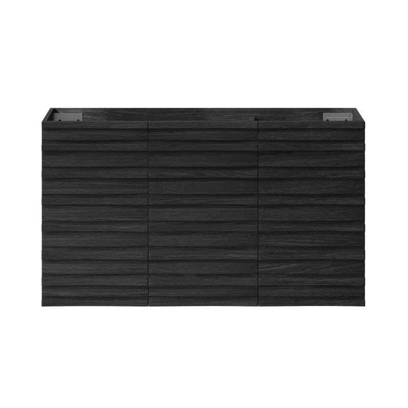 Cascade 36" Wall-Mounted Bathroom Vanity Cabinet without Top in Black Oak