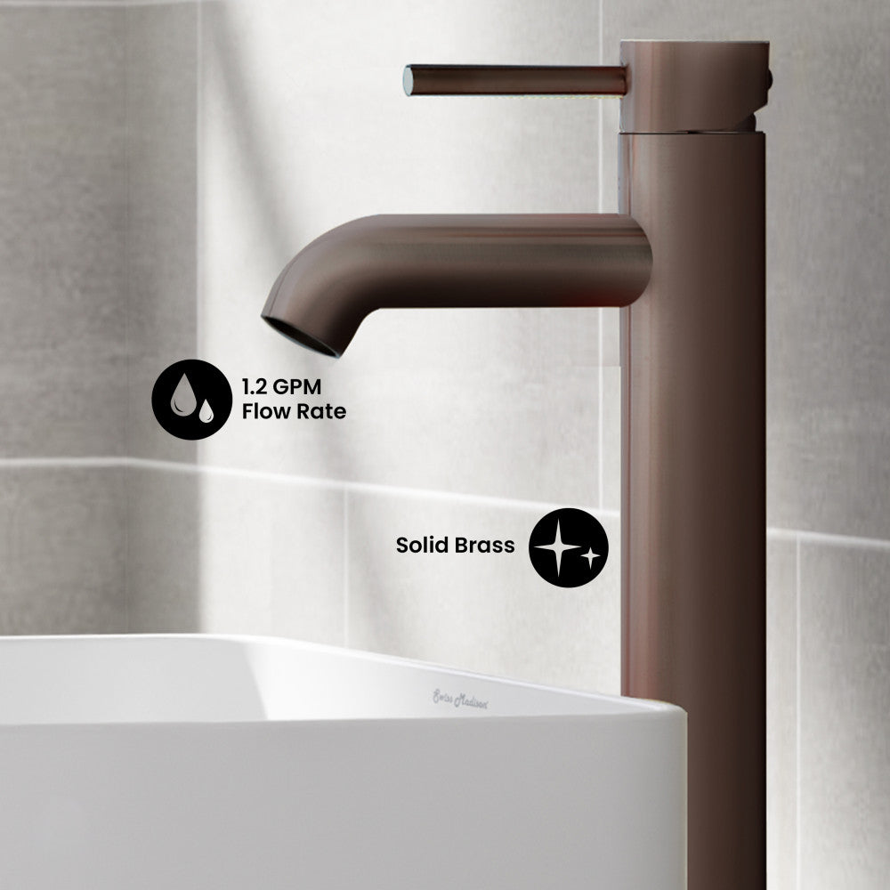 Ivy Single Hole, Single-Handle, High Arc Bathroom Faucet in Oil Rubbed Bronze