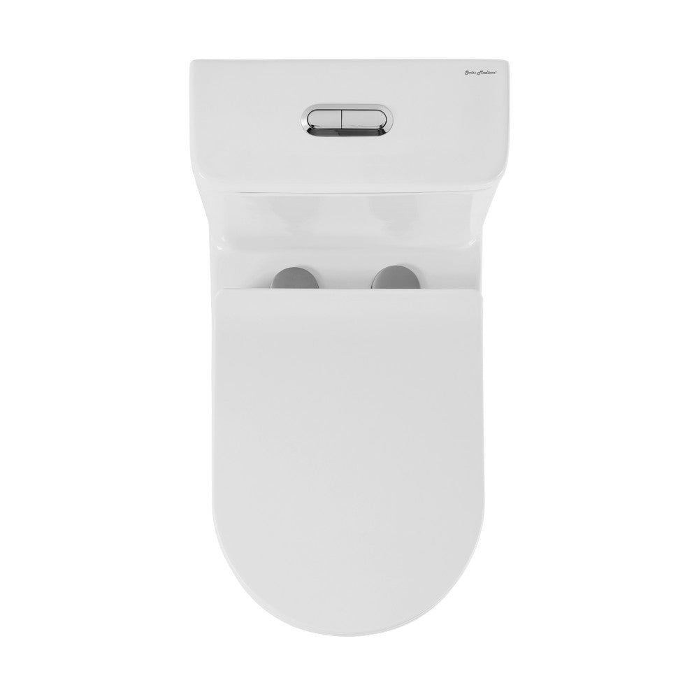 Burdon One Piece Square Toilet Dual Flush 1.1/1.6 gpf (6-Pack)