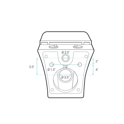 Carre Wall-Hung Toilet Bundle 0.8/1.6 GPF Dual Flush in Glossy White with White Flush Plate