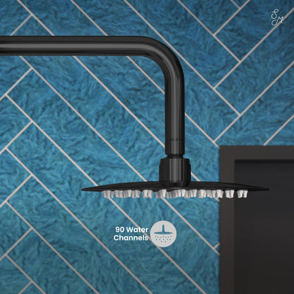 Ivy Single-Handle 1-Spray Tub and Shower Faucet in Matte Black (Valve Included)
