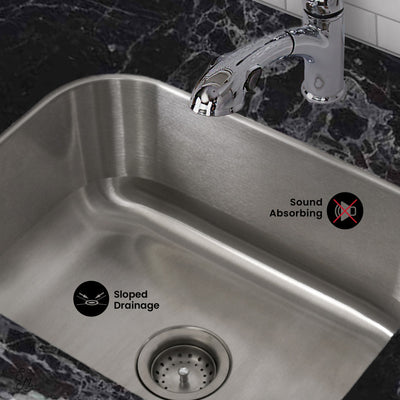 Toulouse 23 1/8 x 17 7/8 Stainless Steel, Single Basin, Undermount Kitchen Sink