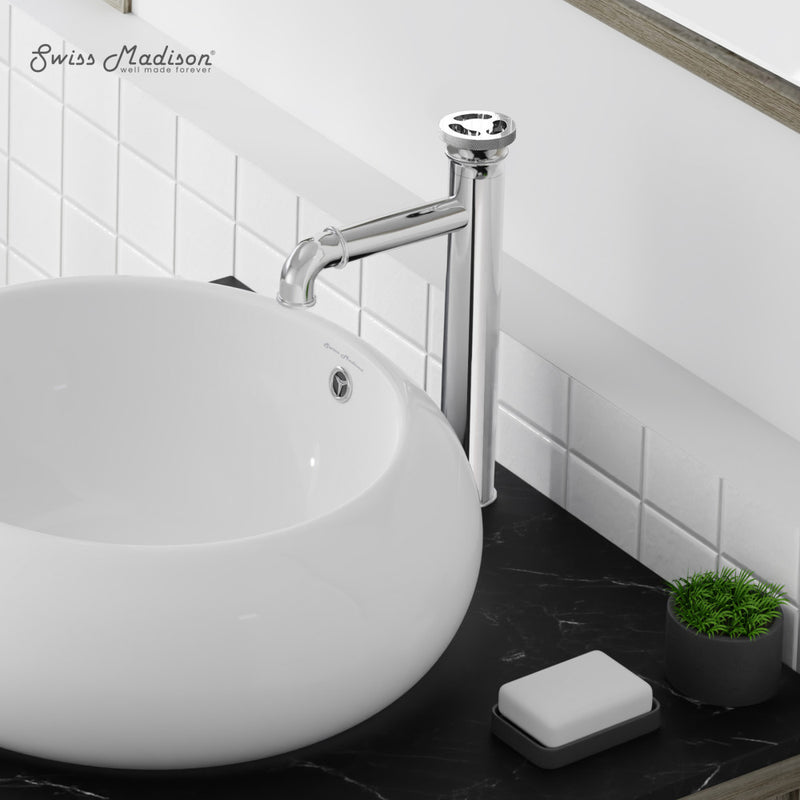 Avallon Single Hole, Single-Handle Wheel, High Arc Bathroom Faucet in Chrome