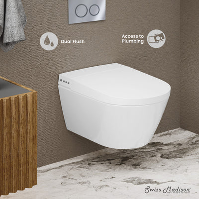 Pur Smart Wall-Hung Toilet with Bidet Bundle (SM-ST080, SM-WCB02)