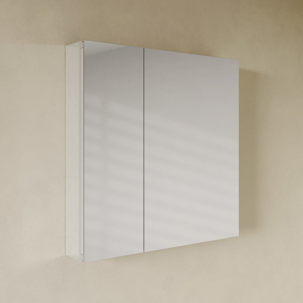 Cache 30 x 30 Rectangle Recessed/Wall Mount Medicine Cabinet with Mirrored Sides