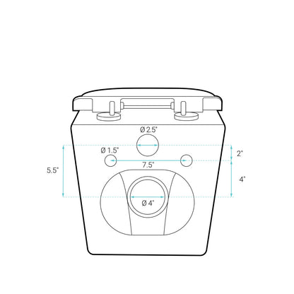 Calice Wall-Hung Toilet Bundle 0.8/1.6 GPF Dual Flush in Glossy White with Brass Flush Plate