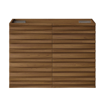 Cascade 30" Wall-Mounted Bathroom Vanity Cabinet without Top in Brown Oak