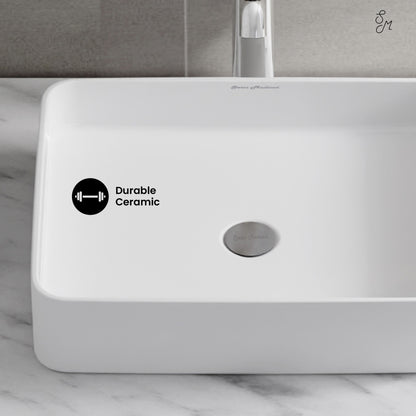 Concorde 19 Rectangle Ceramic Vessel Sink
