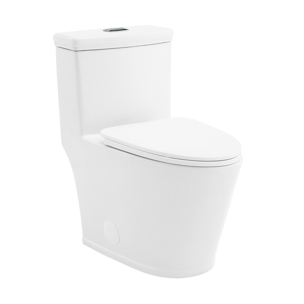 Beau One-Piece Elongated Toilet Dual-Flush 1.1/1.6 gpf (6-Pack)