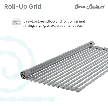 20 x 12 " Kitchen Sink Grid, Gray