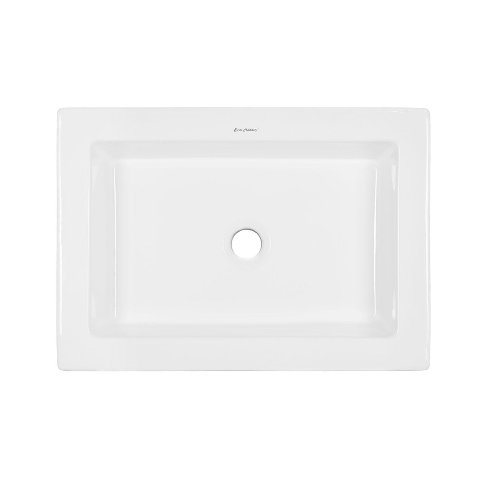 Voltaire Ceramic Rectangle Vessel Sink