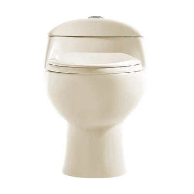 Chateau One-Piece Elongated Dual-Flush Toilet in Bisque 1.1/1.6 gpf