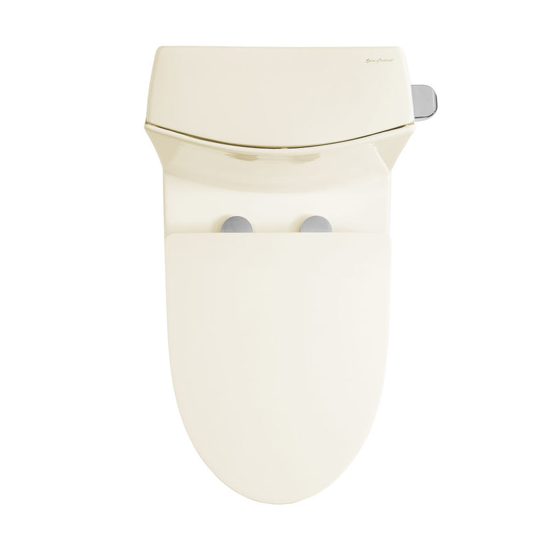 St. Tropez One-Piece 14" Rough-in 1.28 GPF Right-Hand Vortex Flush Elongated Toilet in Glossy Bisque