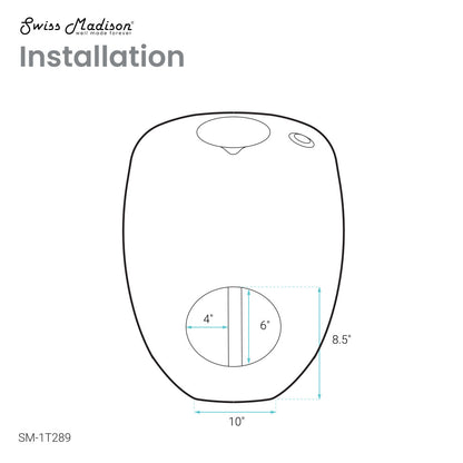 Plaisir II One-Piece Round Toilet Top Flush 1.28 GPF