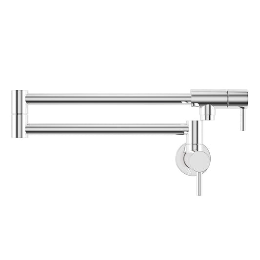 Ivy Retractable Wall-Mounted Pot Filler in Chrome