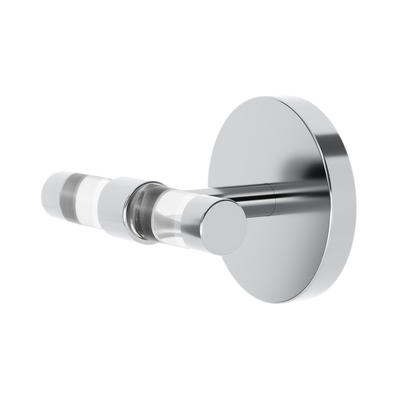 Verre Acrylic Bathroom Robe Hook in Chrome
