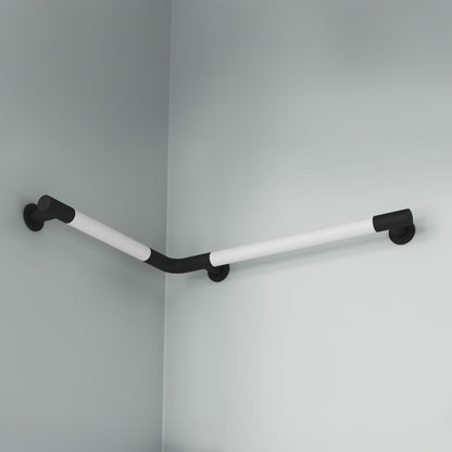 Auvergne 29" x 22" Right Angle Grab Bar in Matte Black
