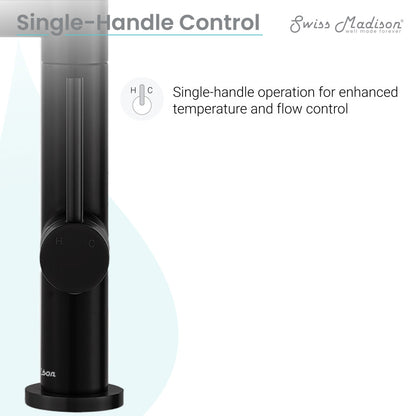 Single-handle kitchen faucet in matte black with pull-down sprayer and pot filler features.